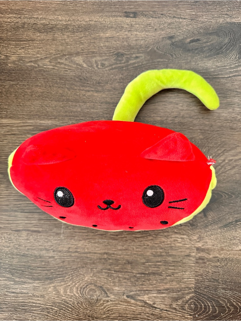 Cute & Cuddly WATER "MEOW" LON Kitty Cat Watermelon Slice Squishy Plush